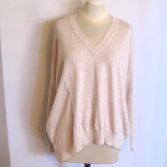 All Saints Alda Panel V-Neck Sweater - Picture 5 of 10